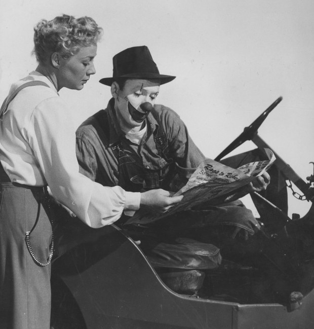 James Jimmy Stewart Betty Hutton in The Greatest Show on Earth